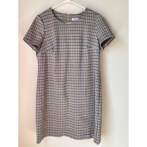 Calvin Klein Plaid Sheath Dress